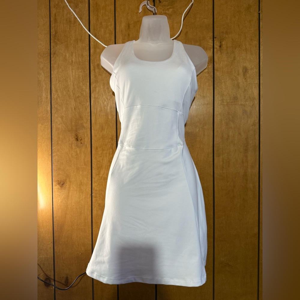 Balance Collection White Backless Dress